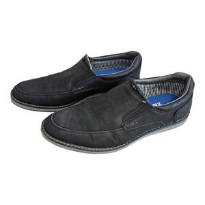 Nunn Bush Mens Hyde II Black Loafers 10.5 M Slip On Casual Walking Shoes
